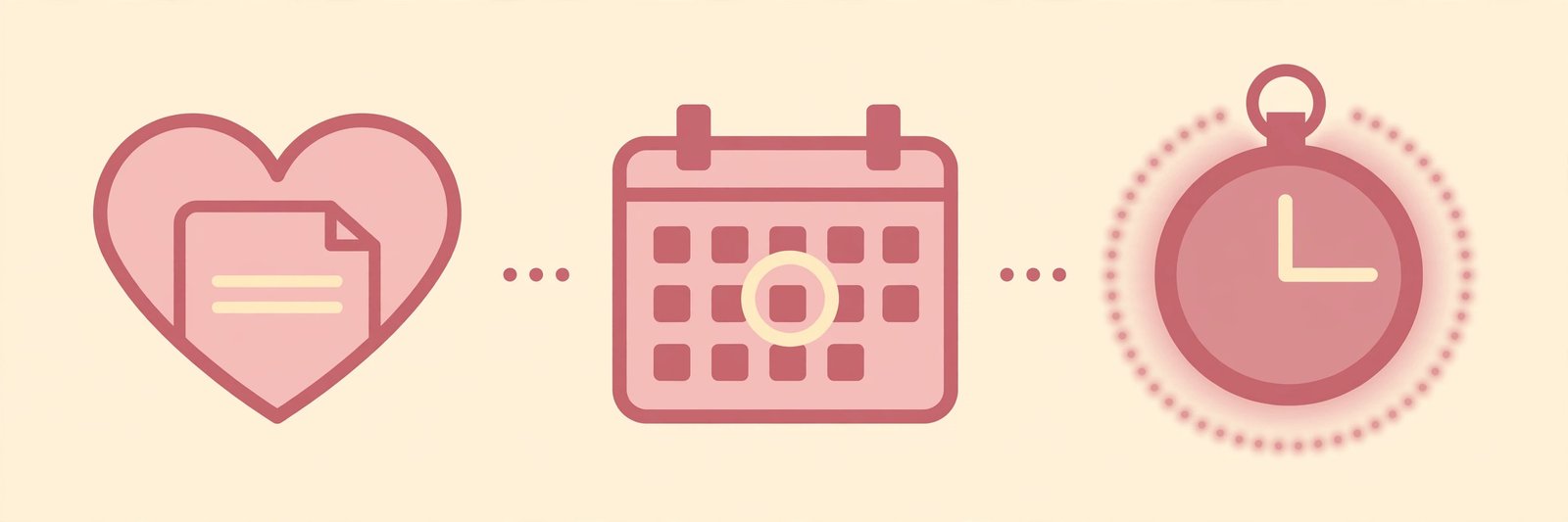 Three simple steps to set up an anniversary countdown — enter names, pick a date, start the countdown