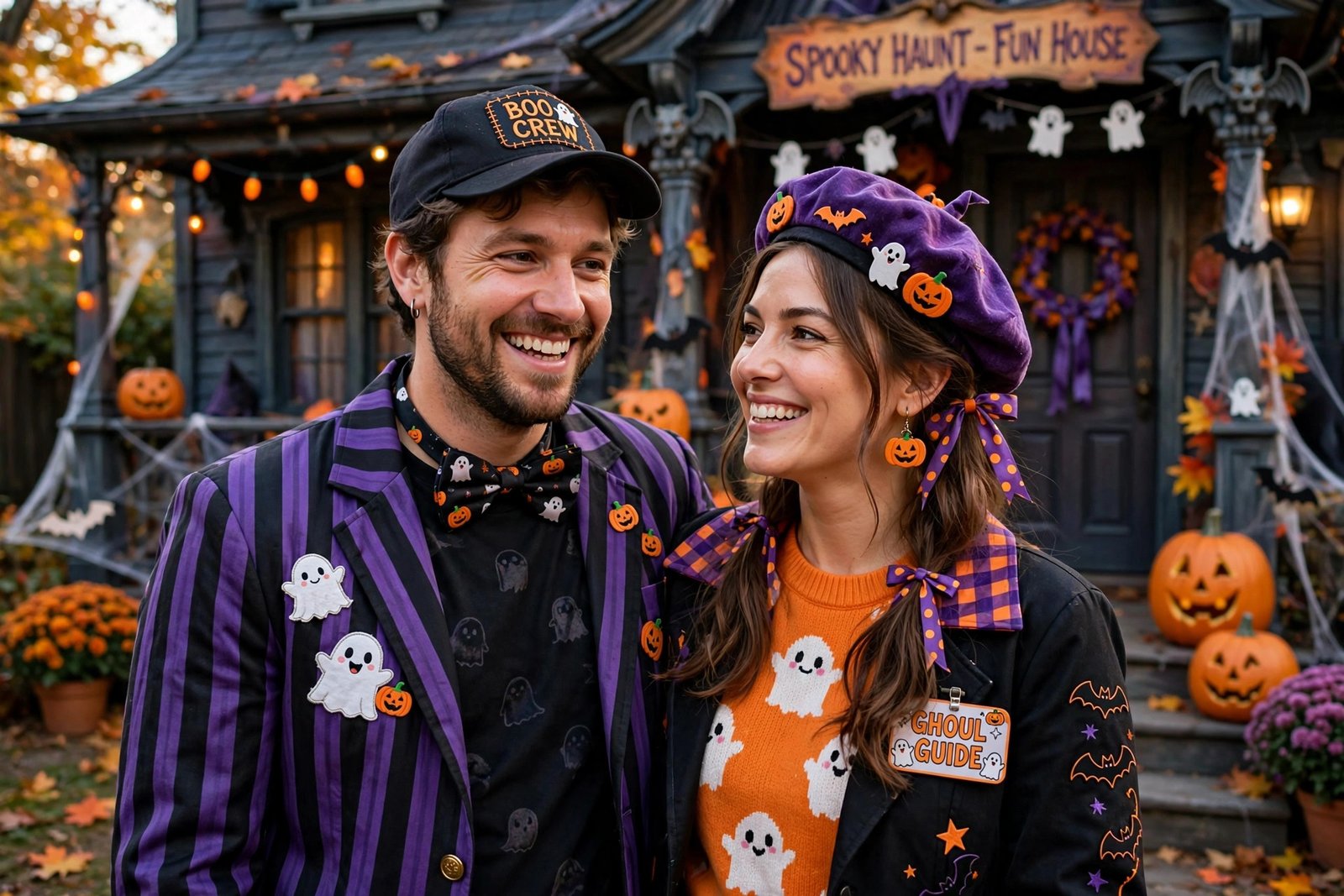 alt: scary couple halloween costumes - zombie bride and groom