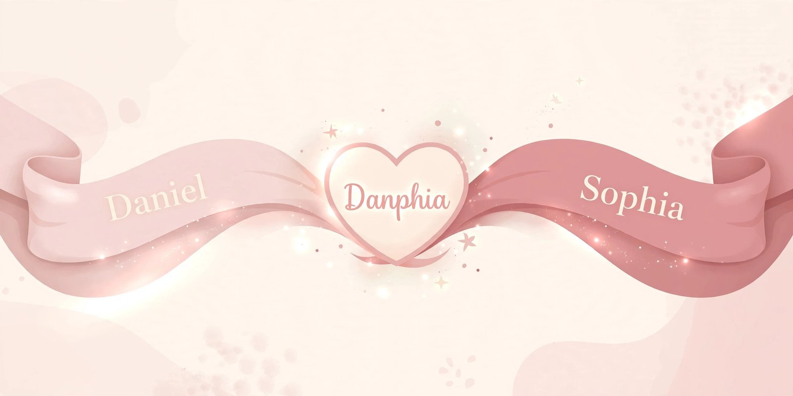 Couple name combiner blending Daniel and Sophia into Danphia