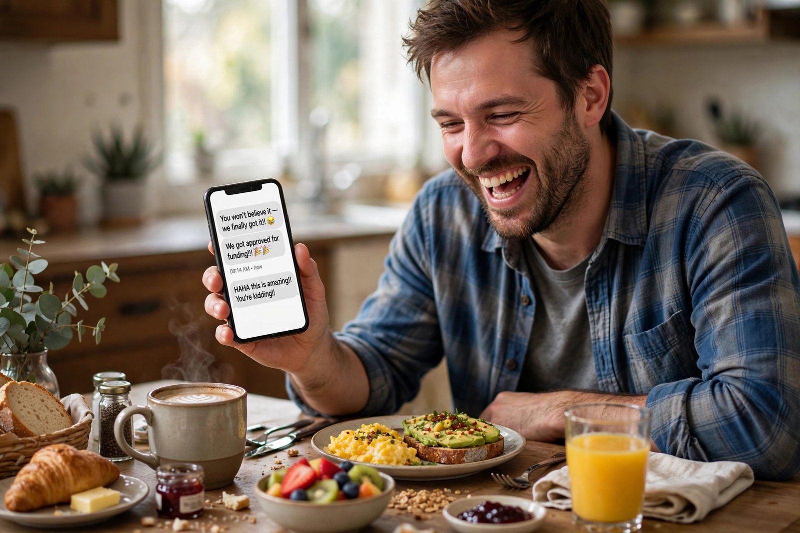 Funny good morning texts for him that will make him laugh