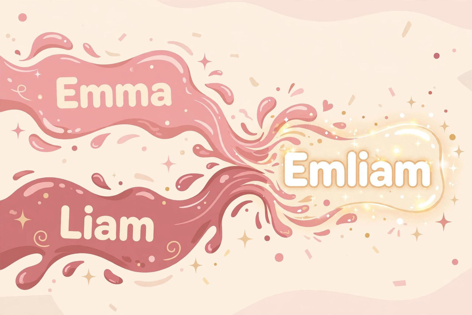Name mixer blending Emma and Liam into Emliam
