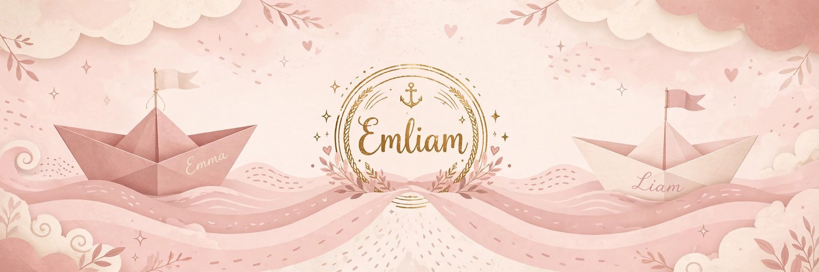 Ship name generator blending Emma and Liam into Emliam