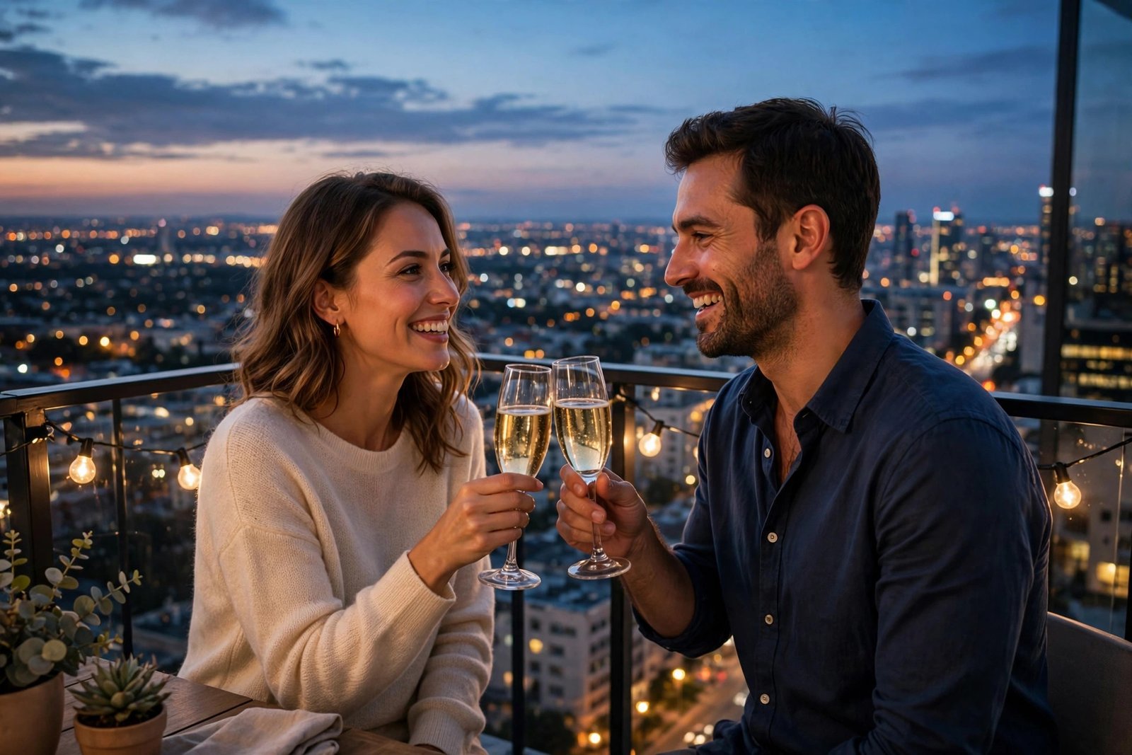 Romantic Valentine's Day celebration for couples