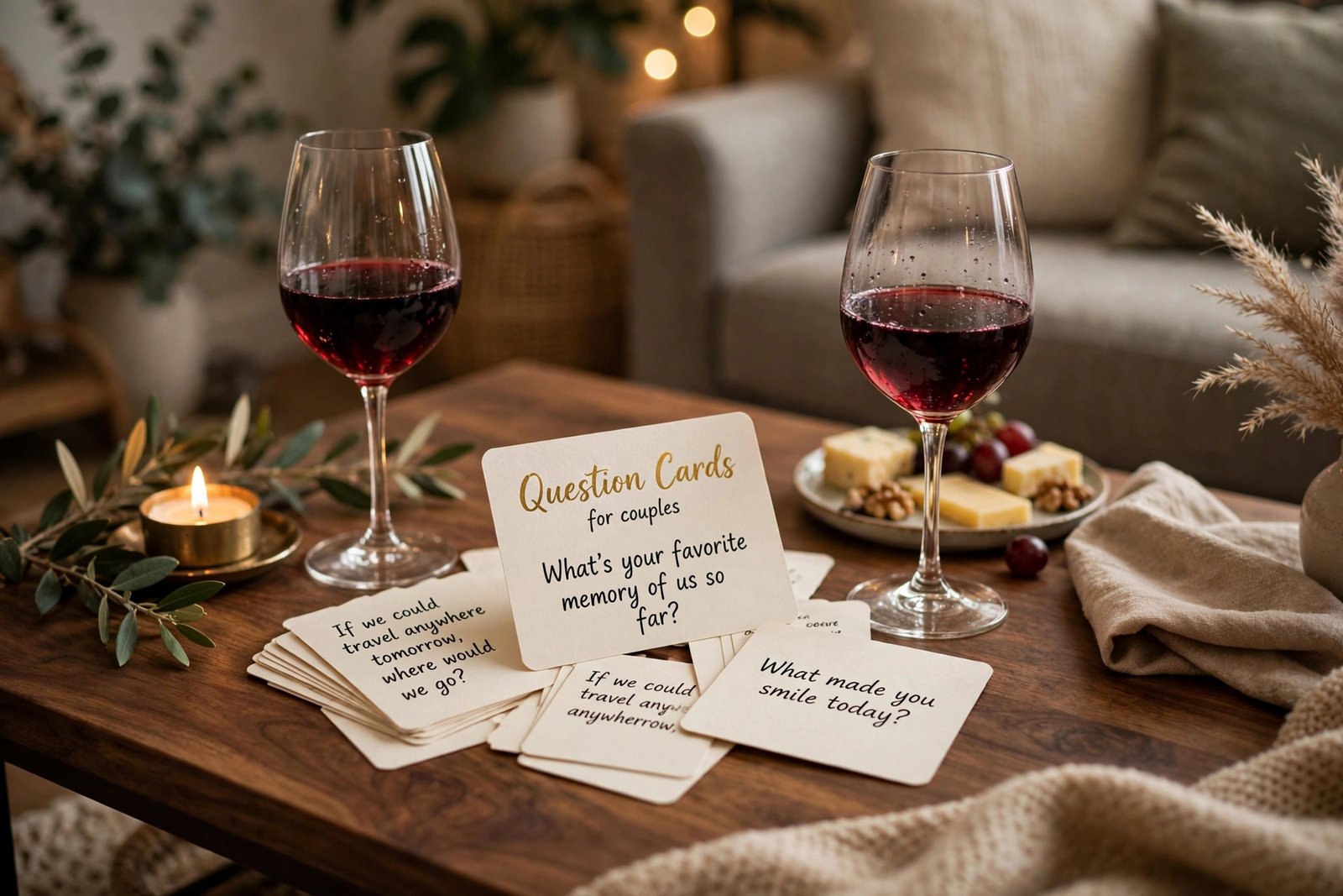 Fun date night games for couples at home